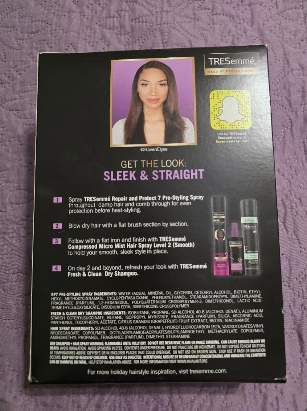 tresemme set hair